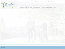 Tablet Screenshot of neurokom.de